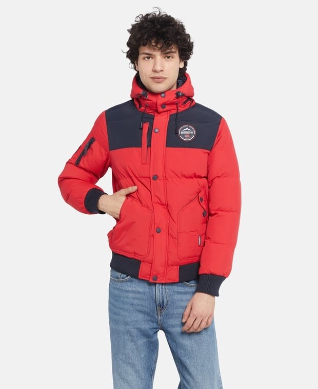 

Стеганая куртка Geographical Norway, красный