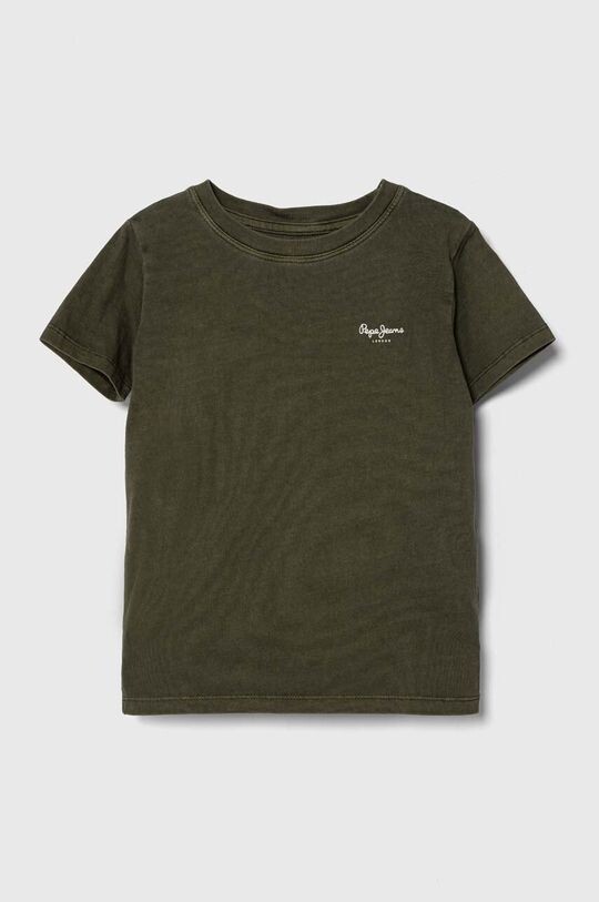 

Хлопковая футболка для детей Pepe Jeans, зеленый