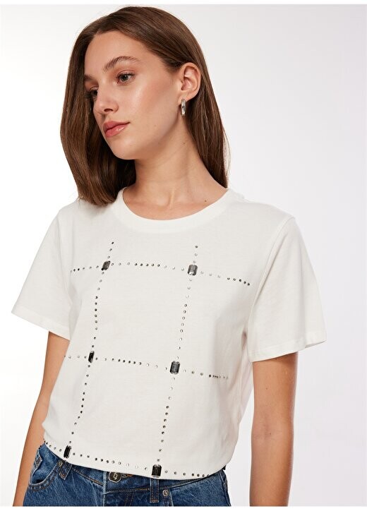

Футболка с круглым вырезом Off-White Женская футболка F3WL-TST10 Fabrika