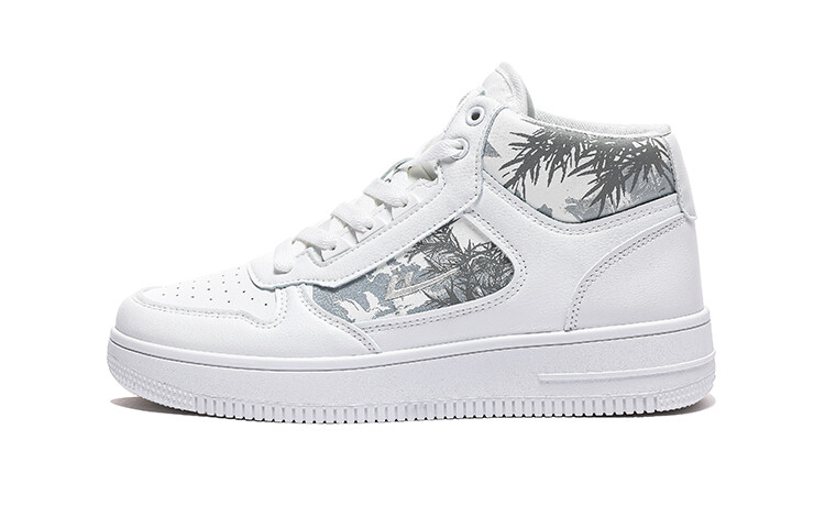

Кроссовки WARRIOR Skateboarding Shoes Men High-top White/Gray, белый/серый
