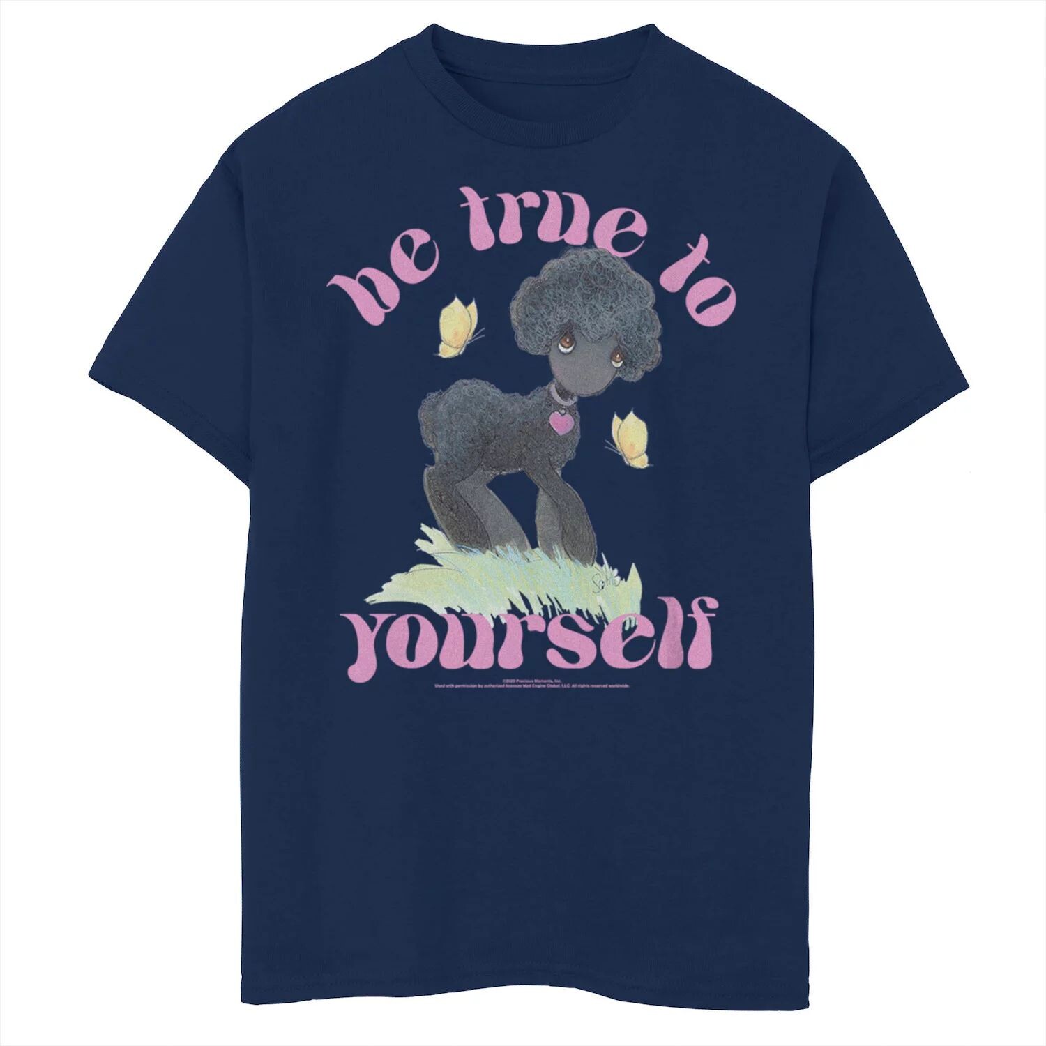 

Футболка с рисунком «Черная овца» для мальчиков 8–20 лет «Precious Moments Be True To Yourself» Licensed Character