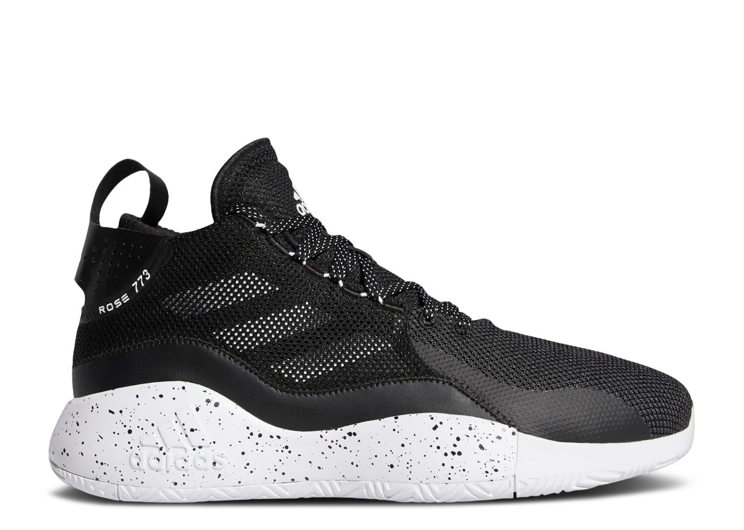 

Кроссовки adidas D Rose 773 2020 'Black White', черный