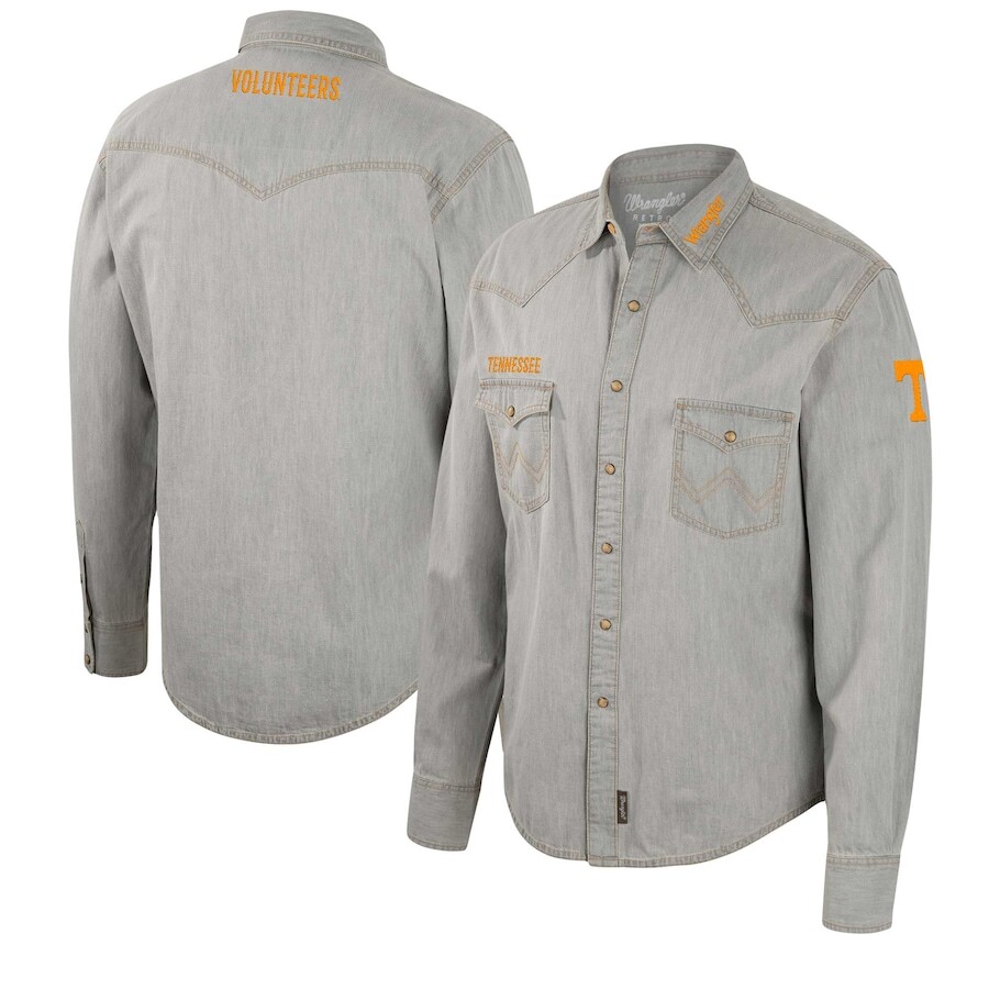 

Рубашка Colosseum Tennessee Volunteers, серый