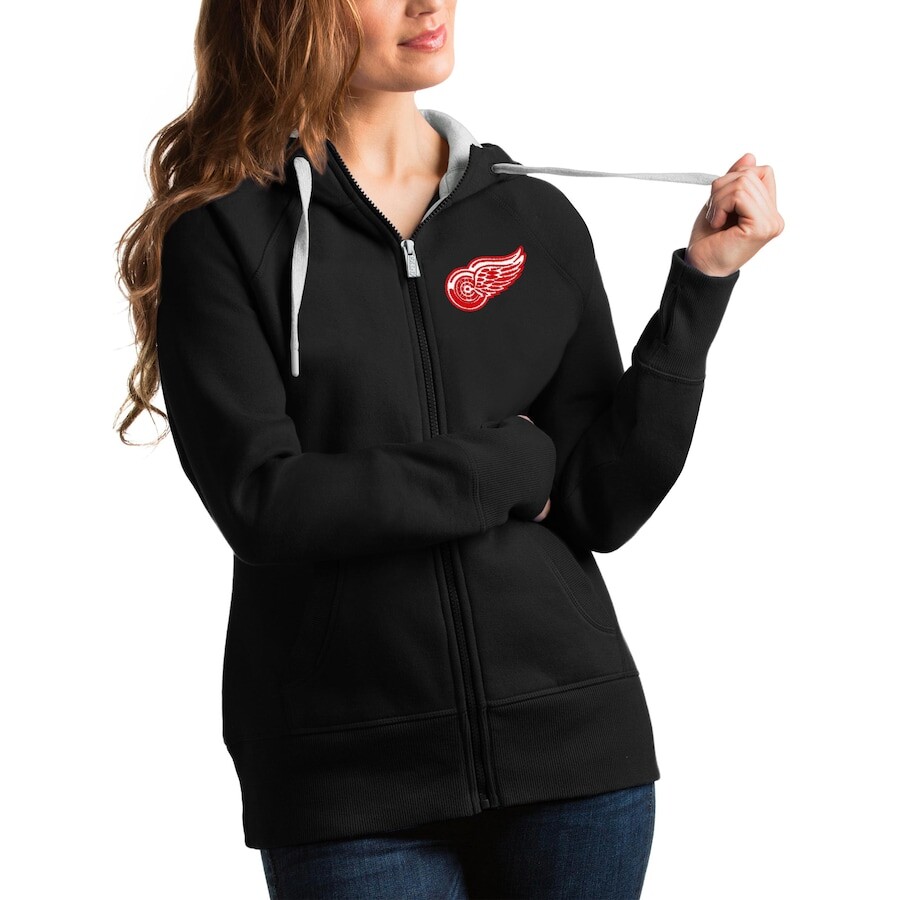 

Толстовка на молнии Antigua Detroit Red Wings, черный
