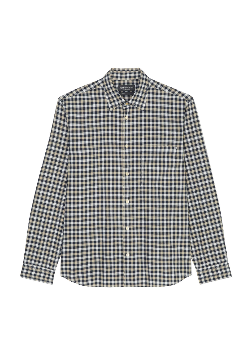

Рубашка Marc O'Polo regular, цвет multi/pure cashmere