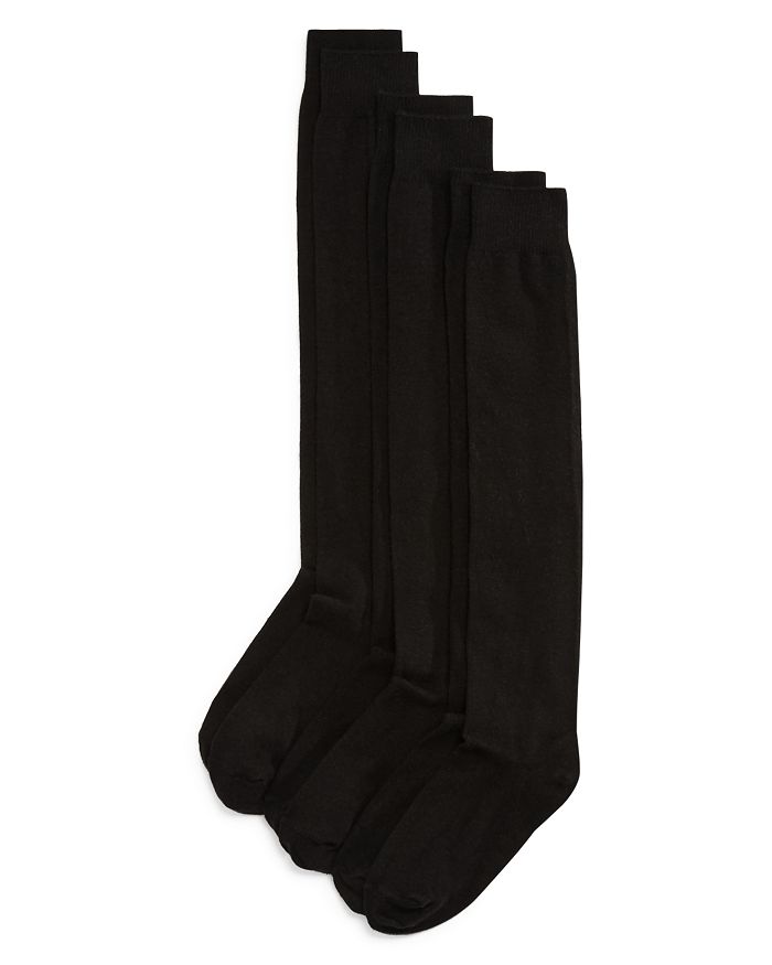 Трикотажные носки на плоской подошве, набор из 3 шт. HUE 30pcs pack black