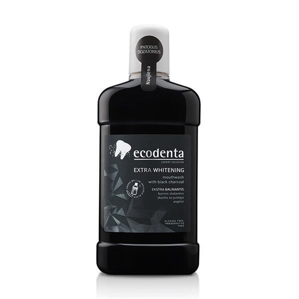 цена Дополнительное отбеливание для полоскания рта 500 мл Ecodenta
