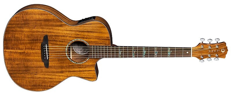 

Акустическая гитара Luna Model HT KOA GCE High Tide Koa Grand Concert Size Acoustic Electric Guitar