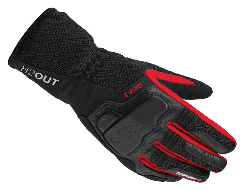 Женские мотоциклетные перчатки Grip 3 H2Out Spidi, черный красный