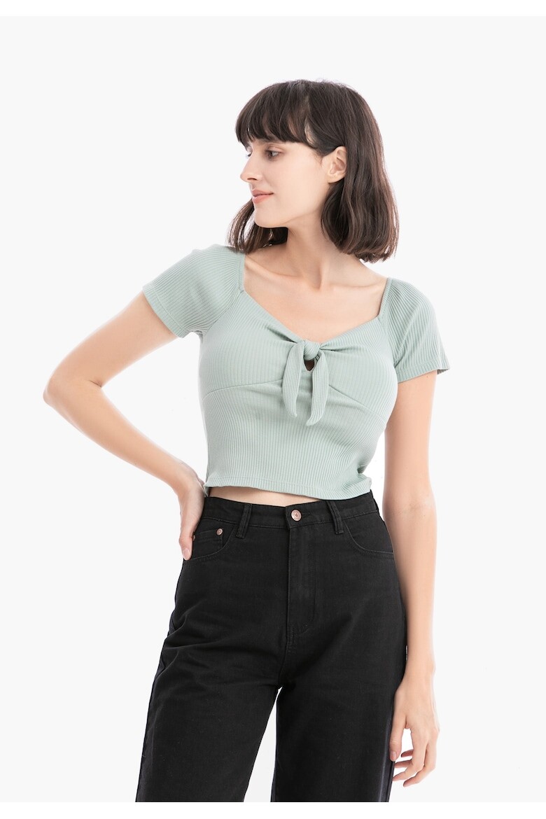 

Короткая футболка с узором в виде узла Aiki Keylook, зеленый