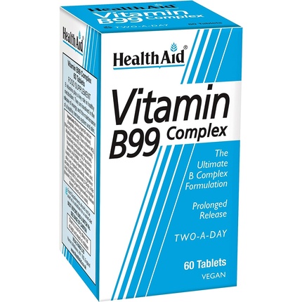 Комплекс витамина B99 пролонгированного действия, 60 таблеток, Healthaid
