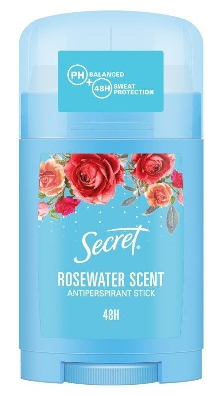 Secret Rosewater антиперспирант для женщин, 40 ml secret rosewater scent розовая вода дезодорант антиперспирант кремовый 40 гр 2 штуки