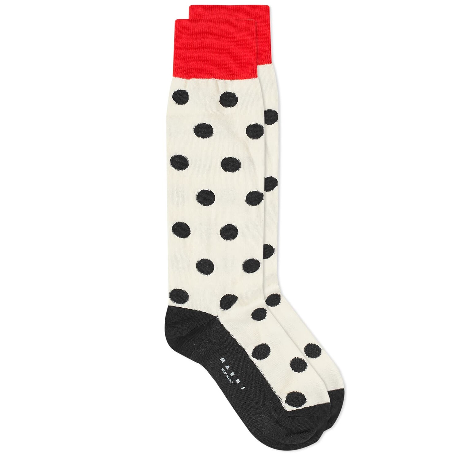 

Носки Marni, цвет Stone White