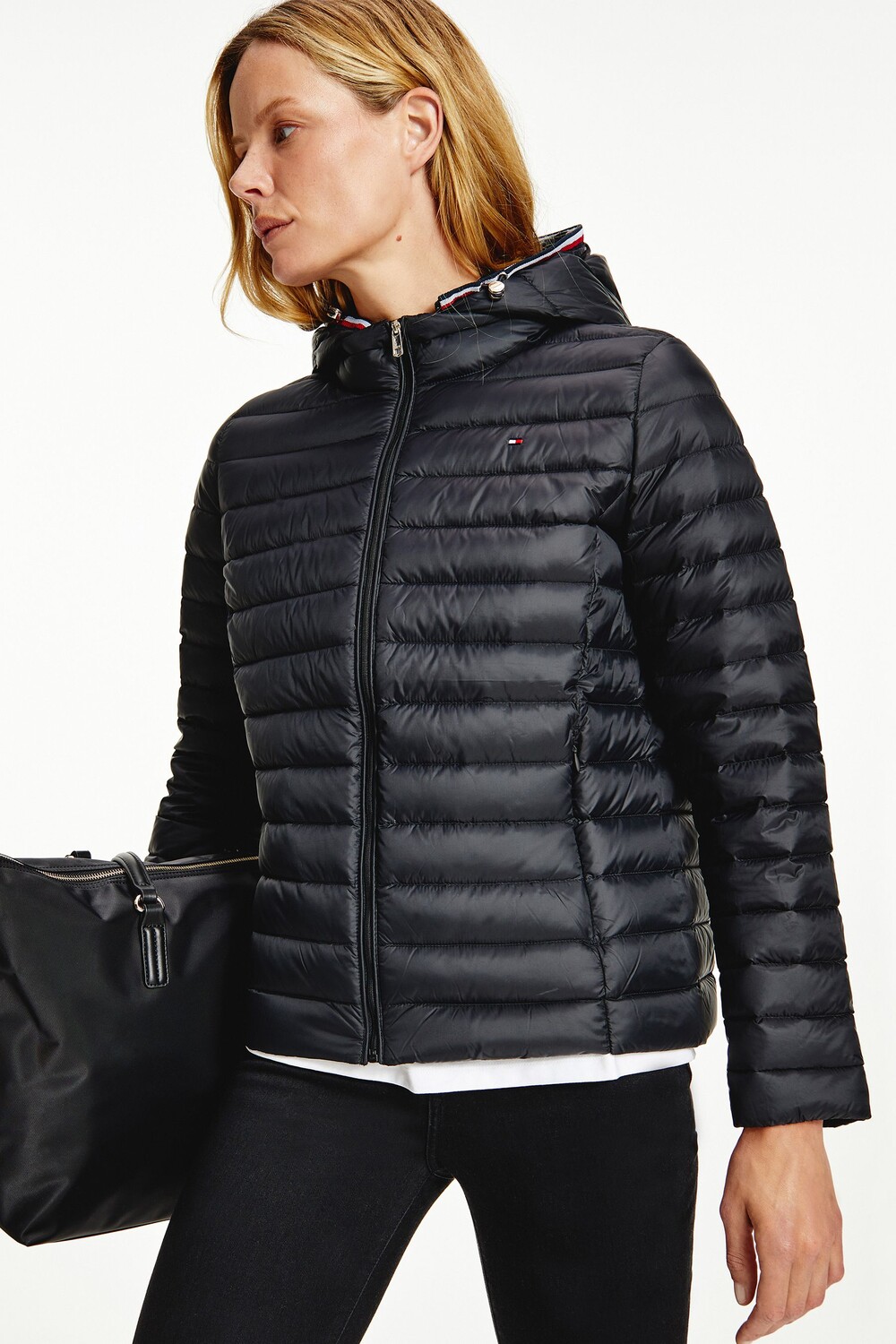 

Легкий пуховик Heritage черного цвета Tommy Hilfiger, черный