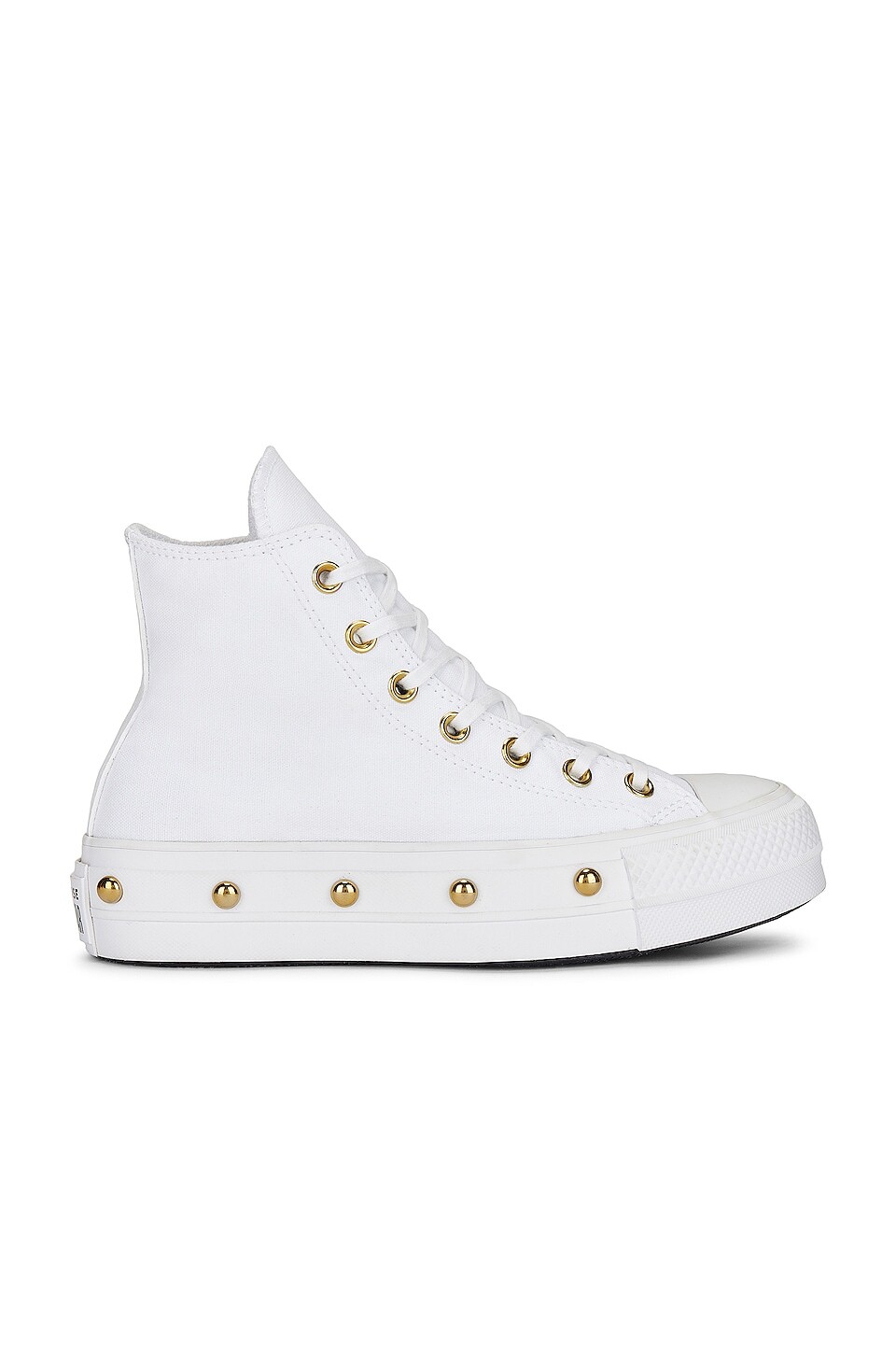 

Кроссовки Converse Chuck Taylor All Star Lift Platform Star Studded, цвет White & Gold