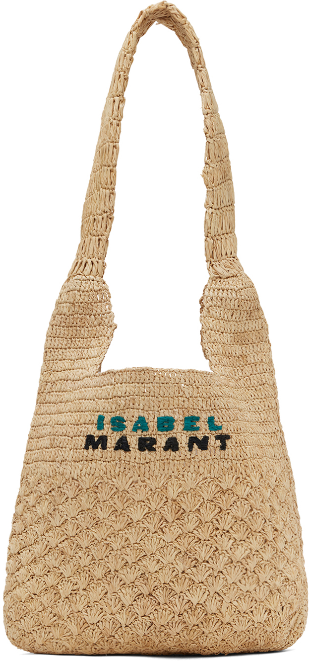 Бежевая маленькая сумка-тоут Praia Isabel Marant