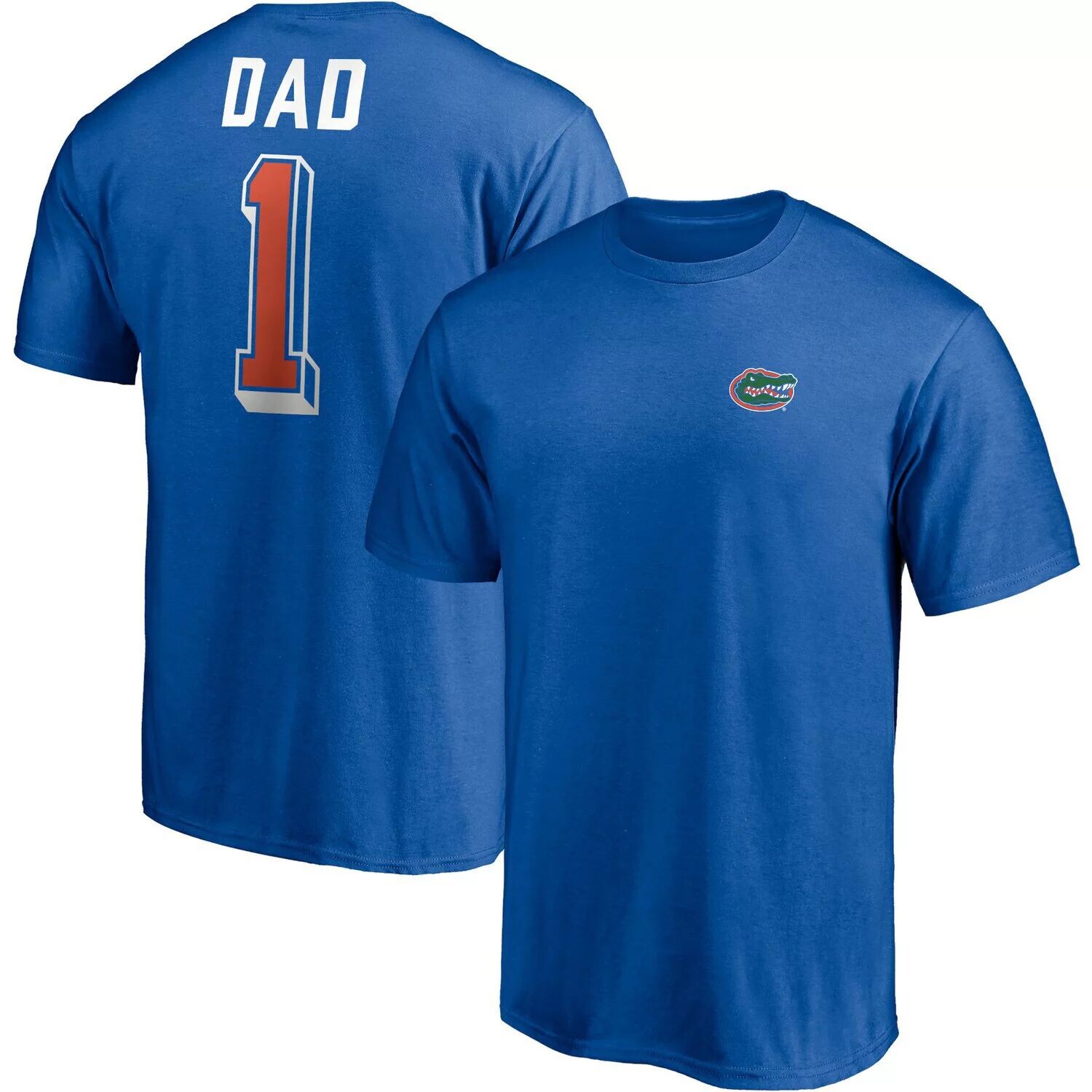 

Мужская футболка Fanatics с логотипом Royal Florida Gators Team #1 Dad