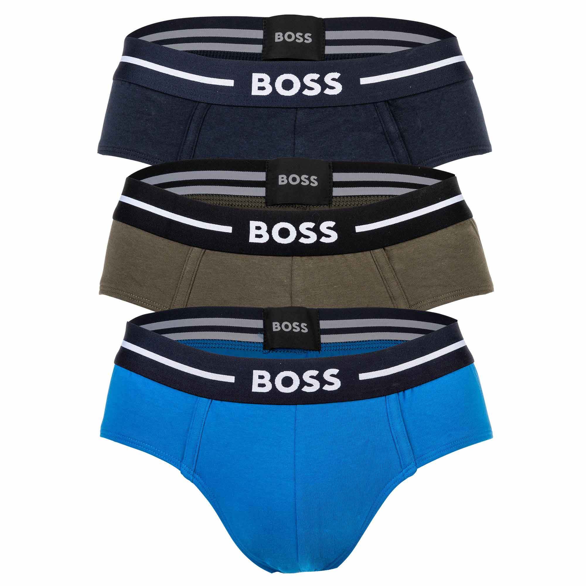 

Трусы BOSS 3er Pack, цвет Hellblau/Olive/Dunkelblau