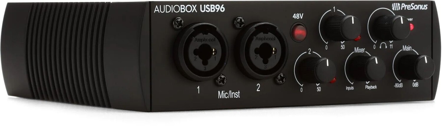 

USB-аудиоинтерфейс PreSonus AudioBox USB 96 — юбилейное издание, посвященное 25-летию
