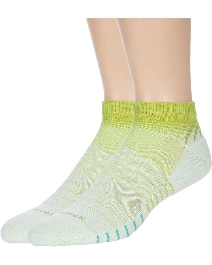

Носки Eurosock Eco Trail Low Lightweight 2-Pack, цвет Lime/White