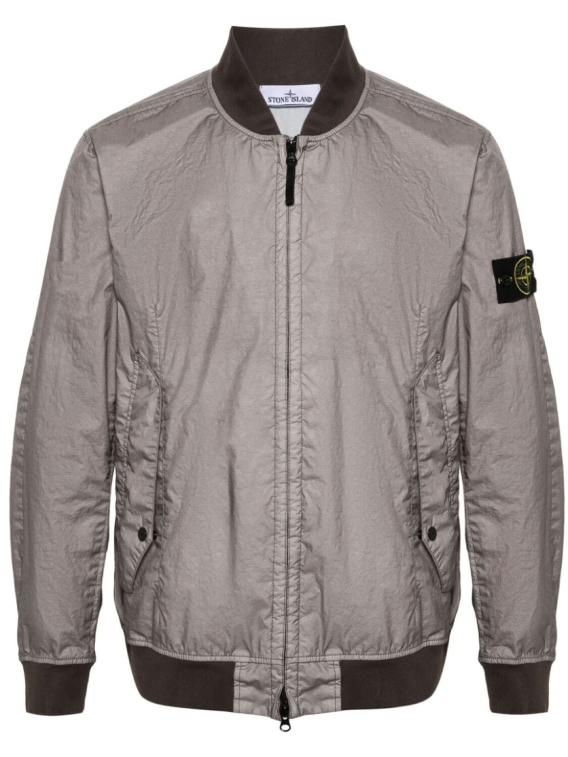 

Stone Island куртка Membrana 3L TC с капюшоном, серый