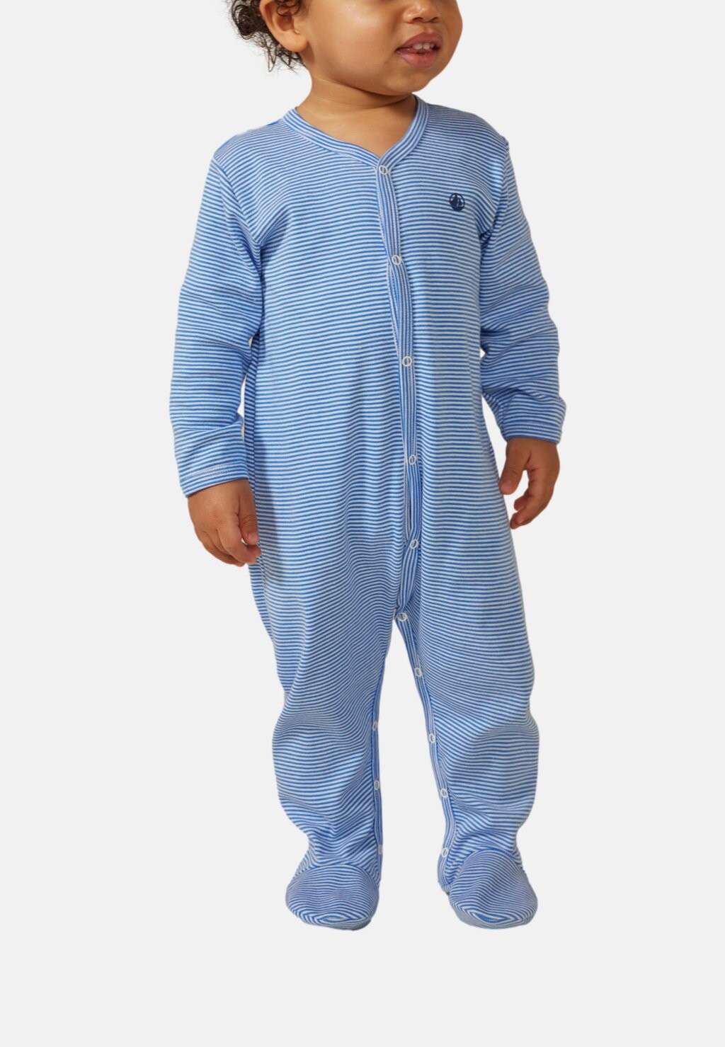 

Комбинезон À RAYURES EN Petit Bateau, цвет delphinium marshmallow