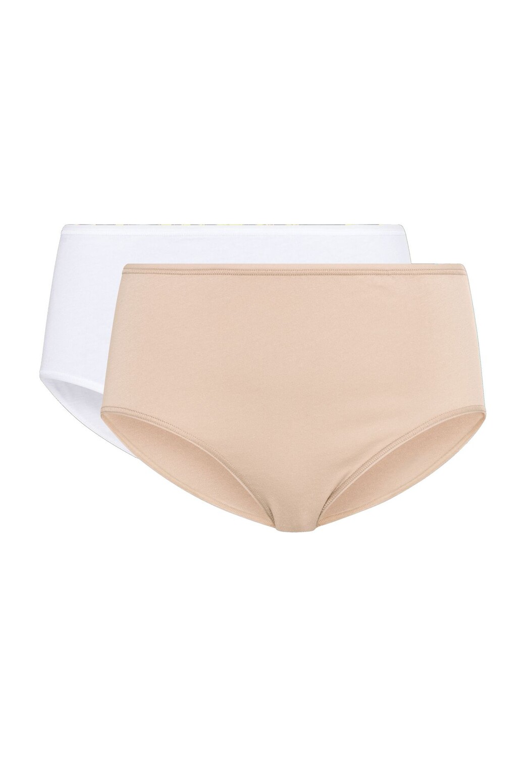 

95/5 Органические трусы-миди, 2 шт., женские SCHIESSER, цвет Beige Weiss