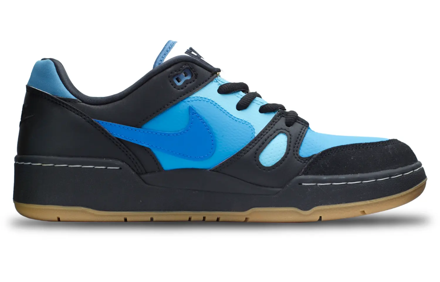 

Кроссовки Nike Full Force Skateboarding Shoes Men Low-top Black/Blue, синий