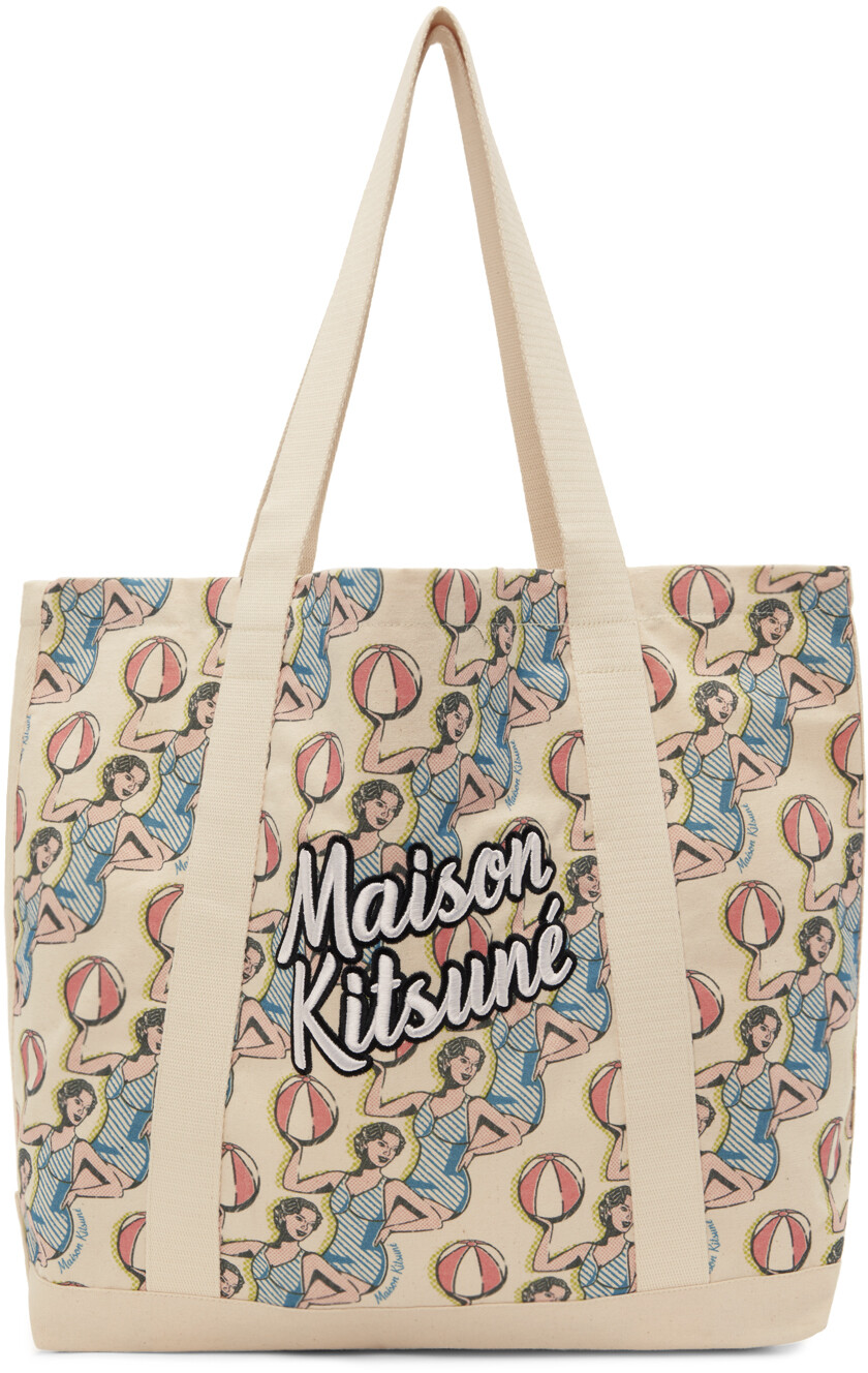 

Сумка-тоут для танцующих девочек Off-White Hotel Olympia Edition Maison Kitsune