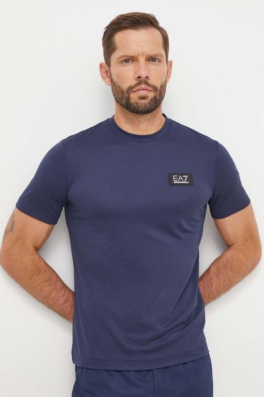 

Футболки EA7 Emporio Armani, темно-синий