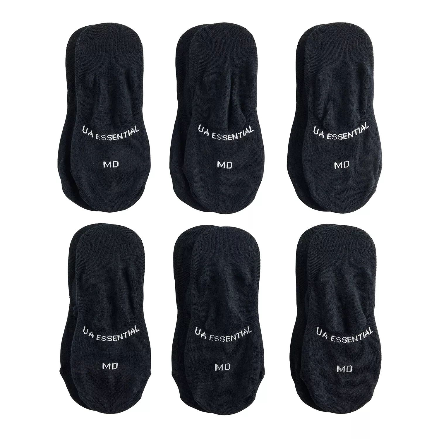 

Женские носки Under Armour Essential со сверхнизкими язычками, упаковка из 6 штук Under Armour, синий