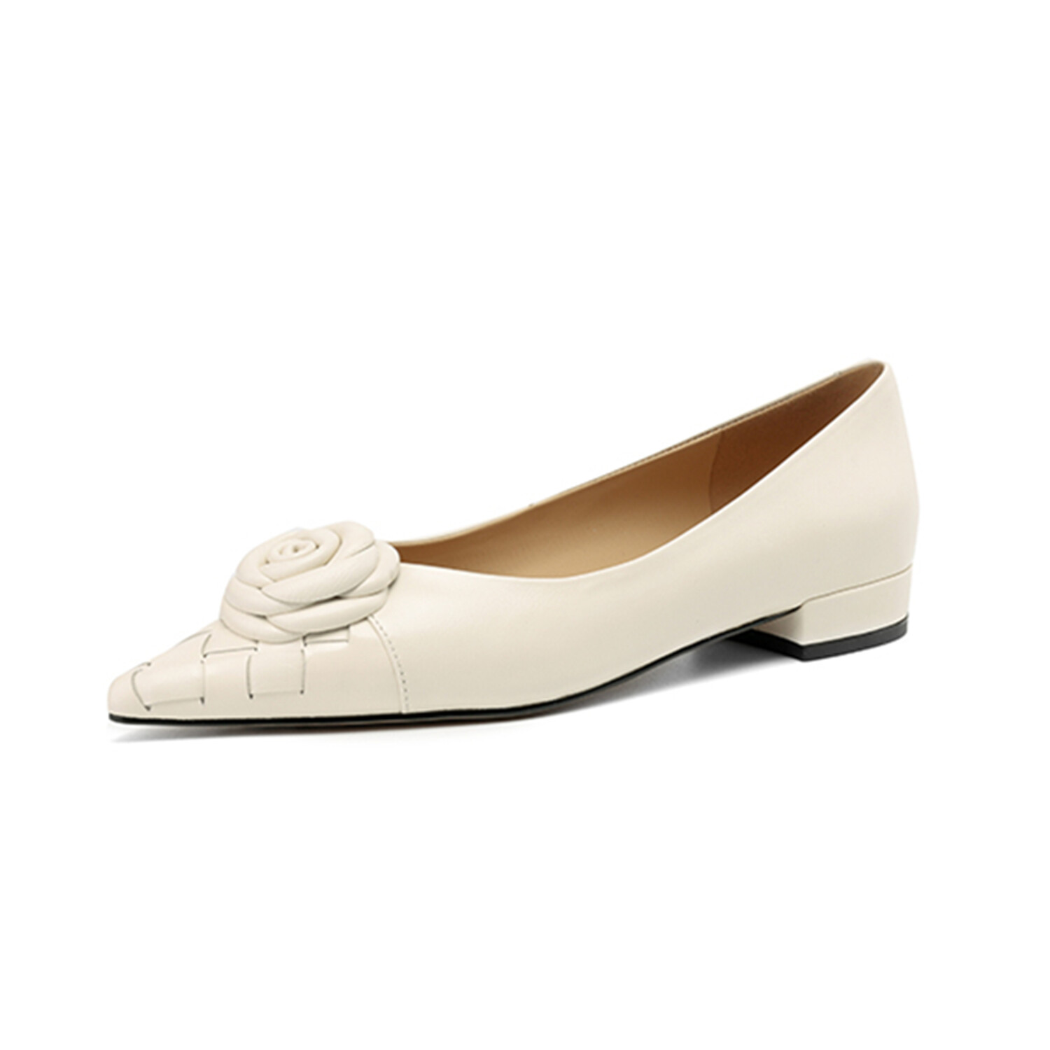 

Туфли женские повседневные Women's Casual Shoes Women's Flowerskam, кремовый