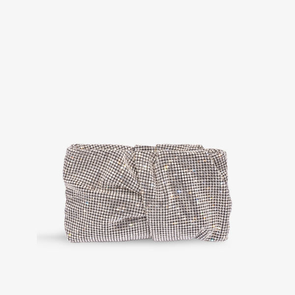 

Сетчатый клатч Bonny Jimmy Choo, серебряный