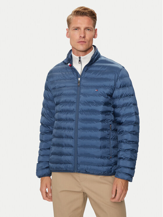 

Пуховик стандартного кроя Tommy Hilfiger, синий