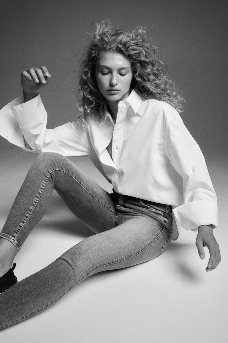 

Джинсы скинни с ультравысокой лодыжкой True To You H&M