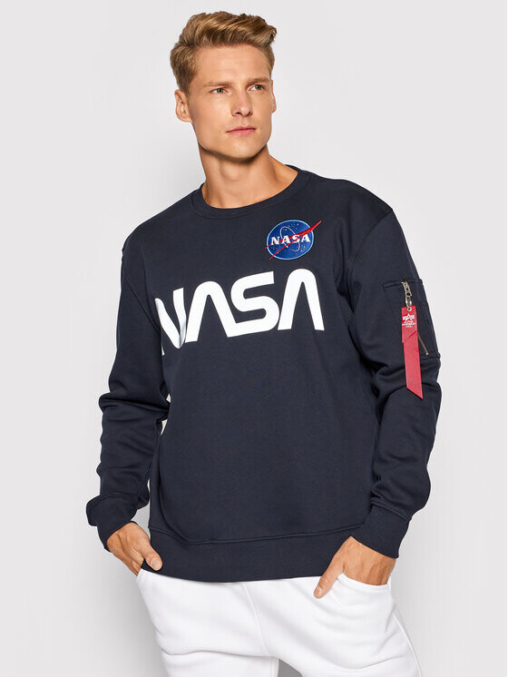 

Толстовка обычного кроя Alpha Industries, синий