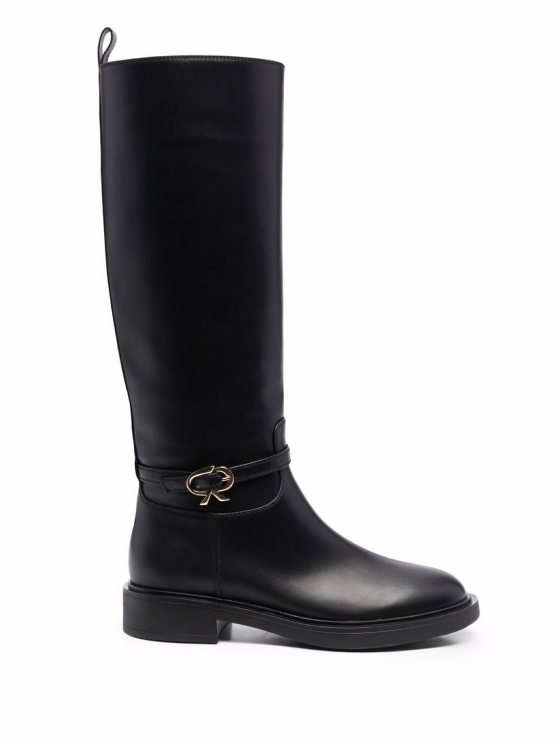 

Gianvito Rossi сапоги Ribbon Cavalier, черный