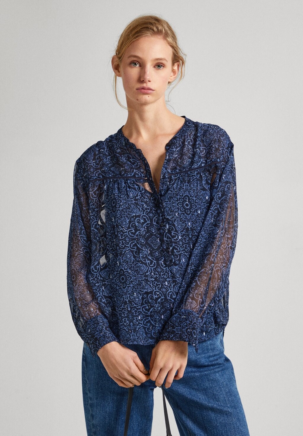 

Блузка CLEMENTINE Pepe Jeans, цвет dulwich blue