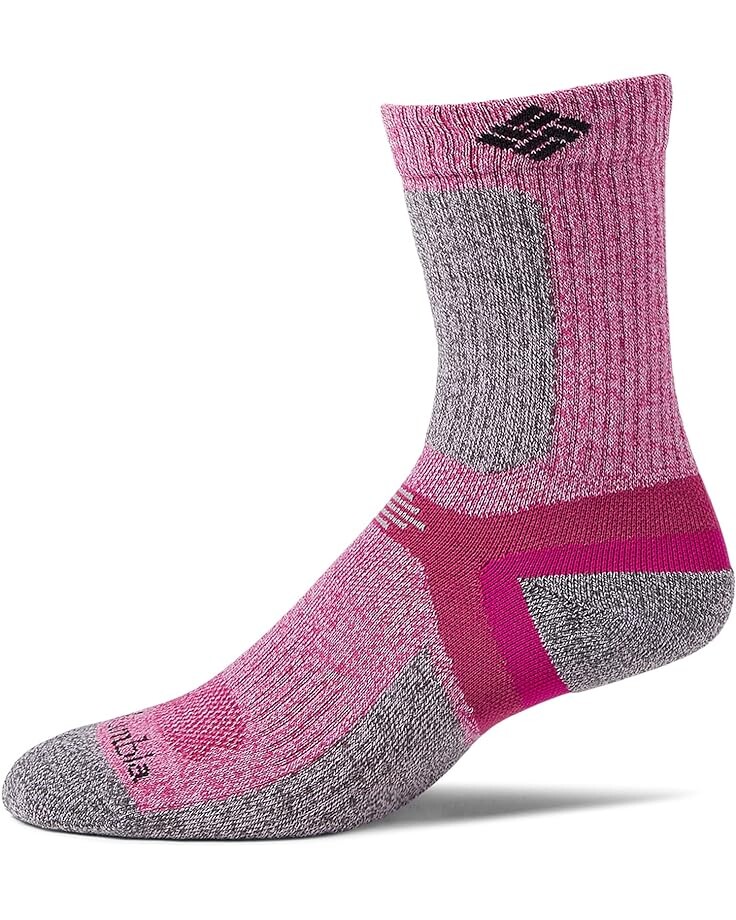

Носки Columbia Hiking Ultra Lightweight Crop Crew Socks 1-Pack, цвет Wild Fuchsia
