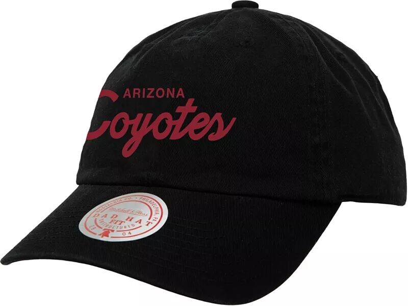 

Регулируемая шляпа для папы с надписью Mitchell & Ness Arizona Coyotes