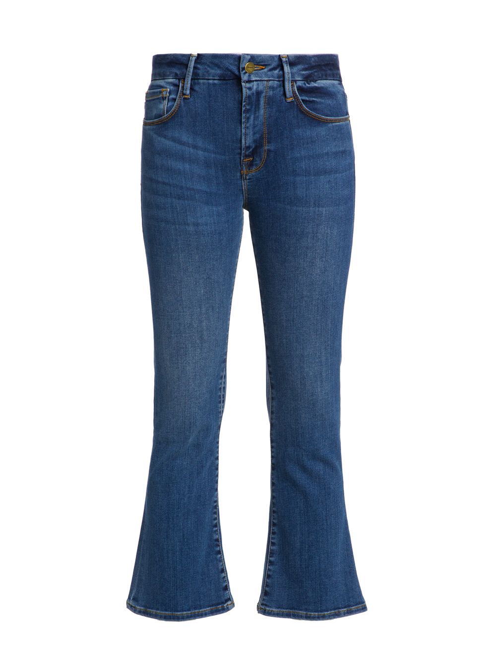 Эластичные джинсы с завышенной талией Le Crop Mini Boot Frame