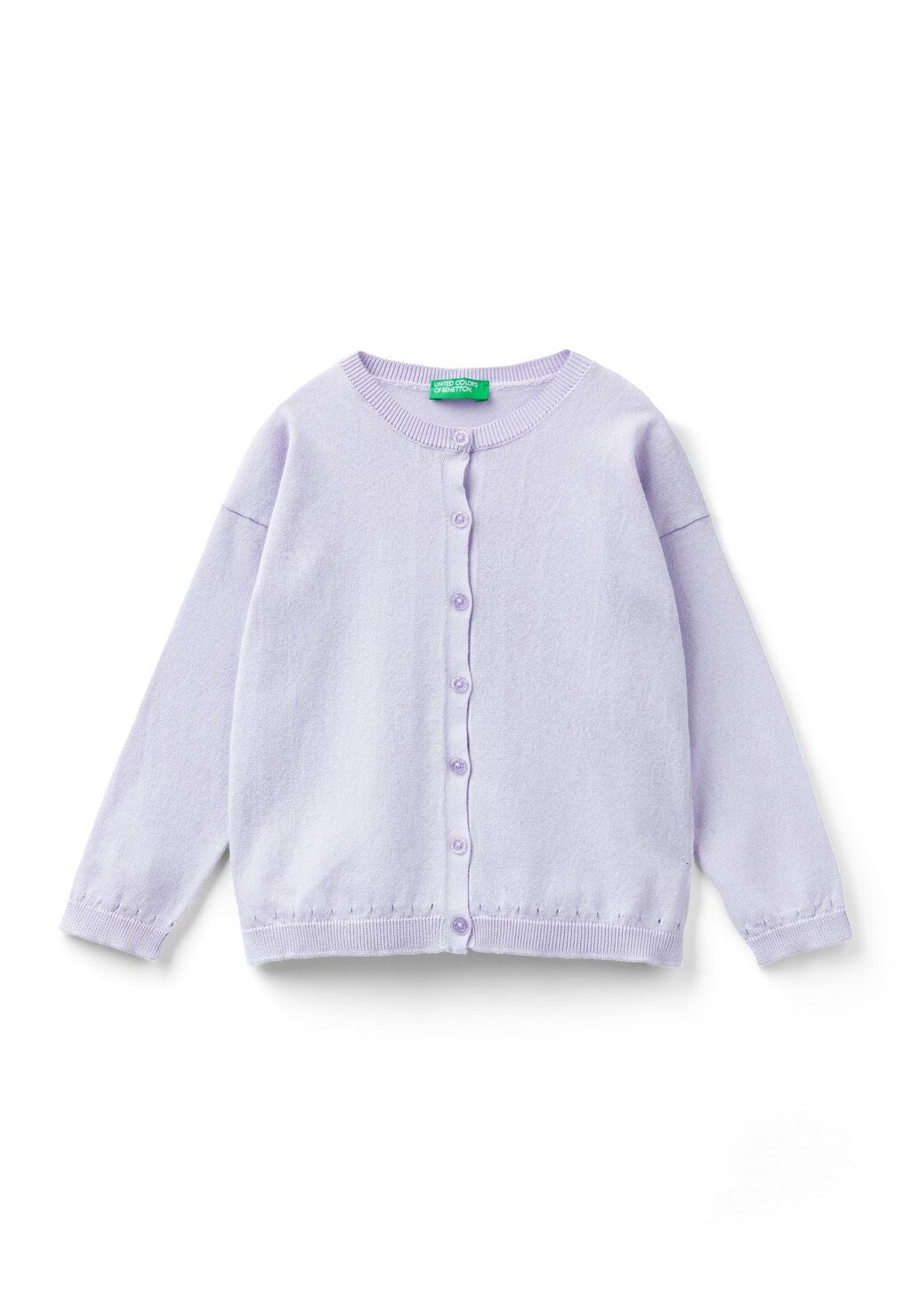 

Кардиган With Glittery Buttons United Colors of Benetton, фиолетовый