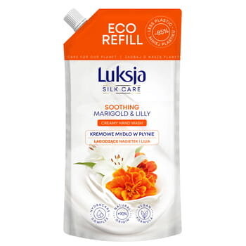 

Крем-жидкое мыло Silk Care «Календула и лилия», многоразовая упаковка, 500 мл Luksja