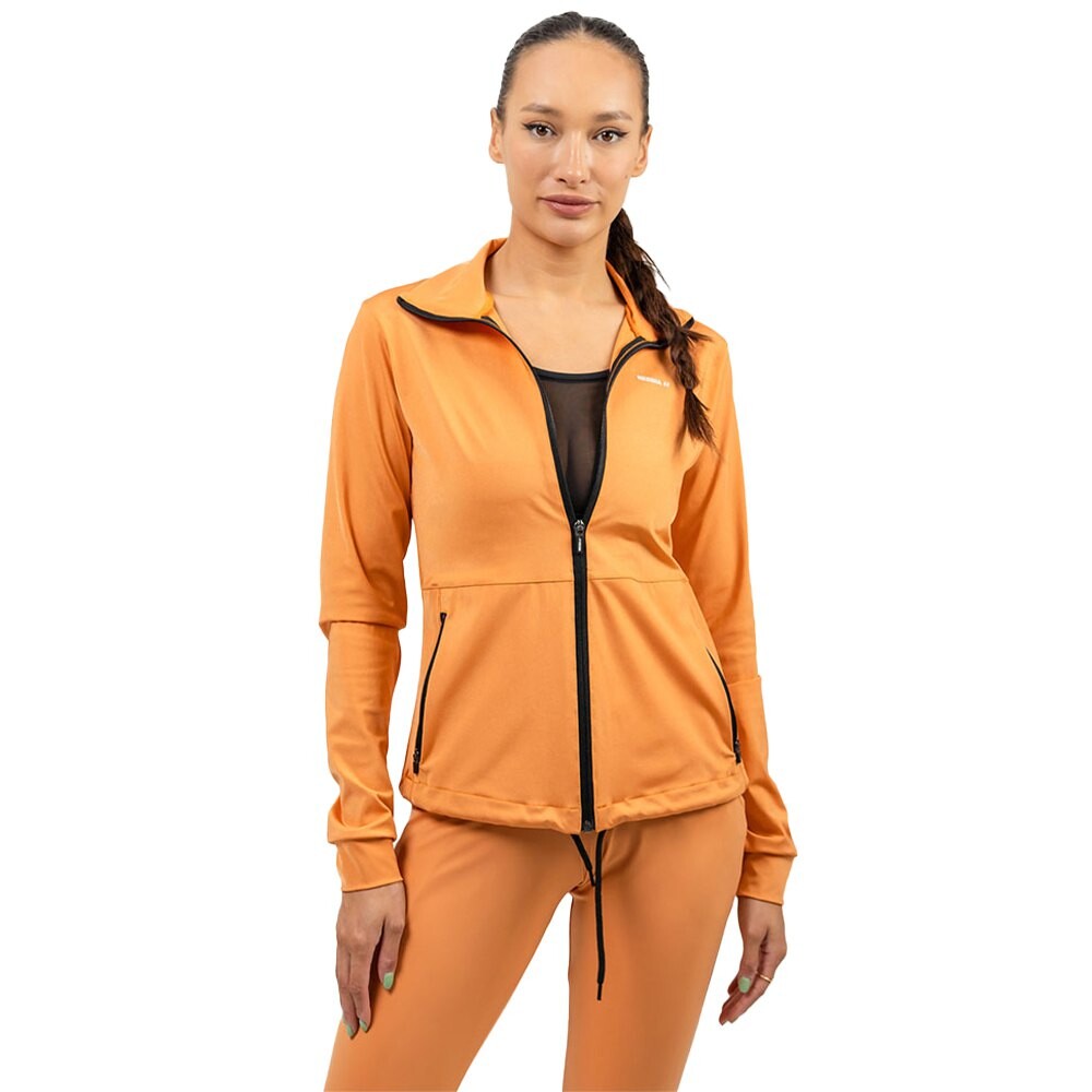 

Толстовка Nebbia Shiny Up Workout Sleek Full Zip, оранжевый