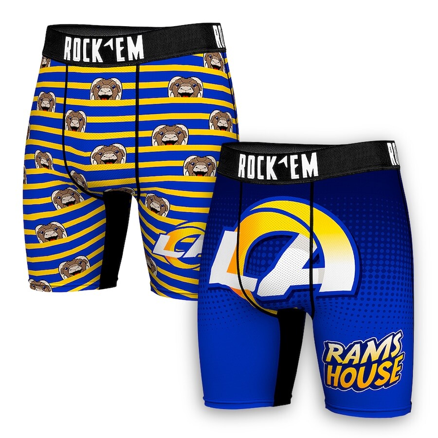 

Боксеры Rock Em Socks Los Angeles Rams, роял