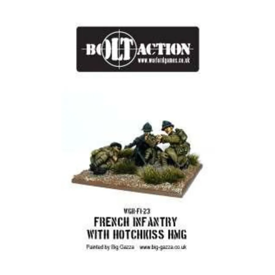 

Французская команда MMG в начале войны, Bolt Action - French (28mm)