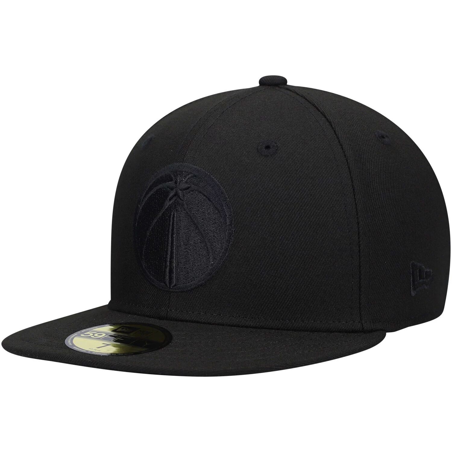 

Мужская приталенная кепка New Era Washington Wizards Black On Black 59FIFTY