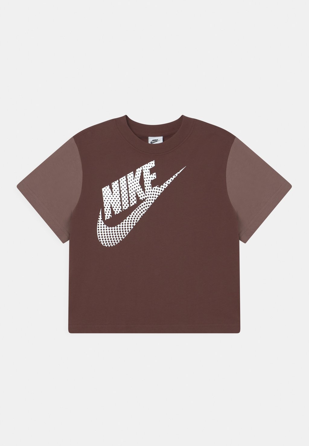 

Футболка с принтом TEE BOXY Nike Sportswear, цвет earth/plum eclipse