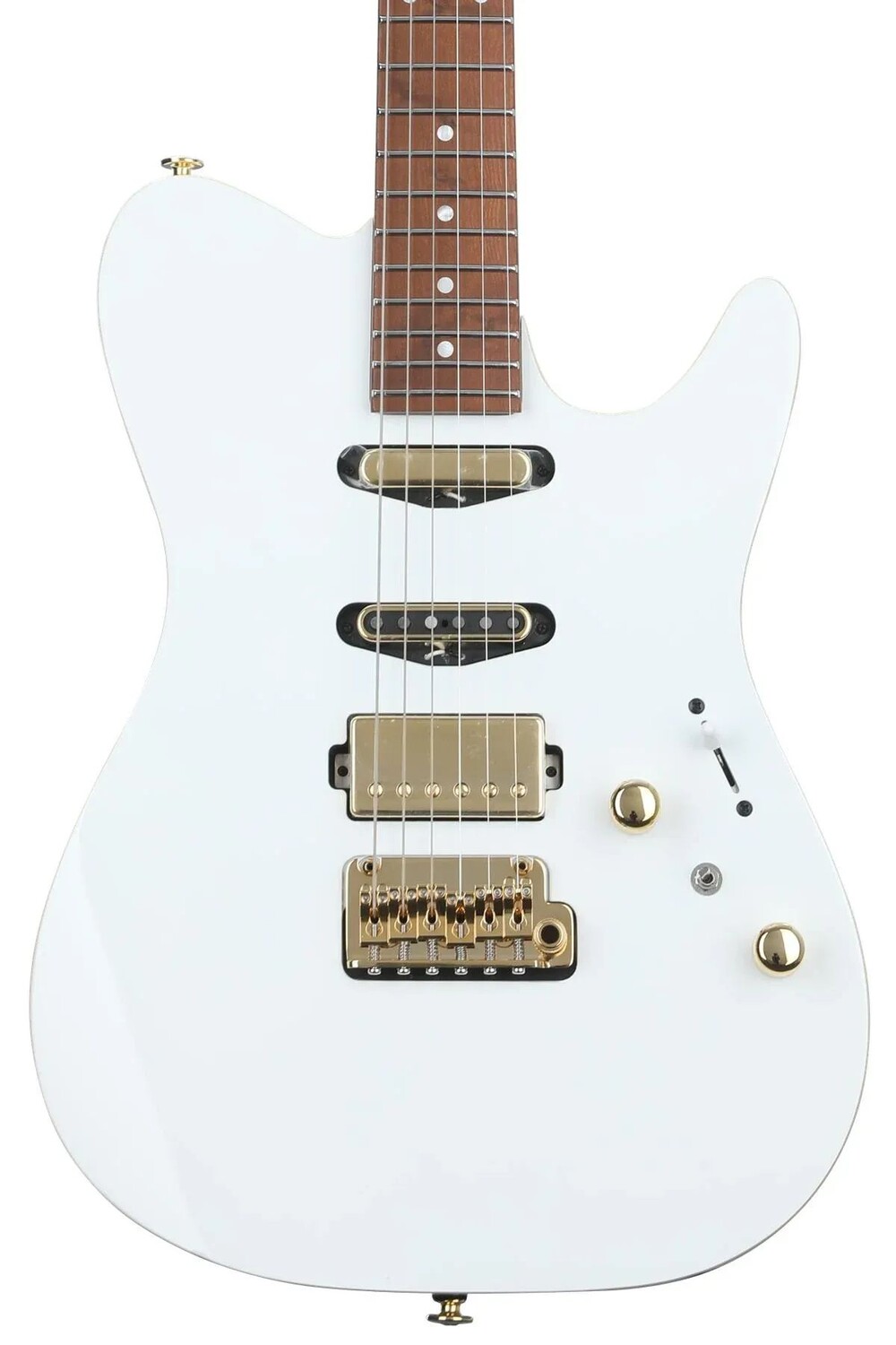 

Новая электрогитара Ibanez Lari Basilio Signature LB1 - белая