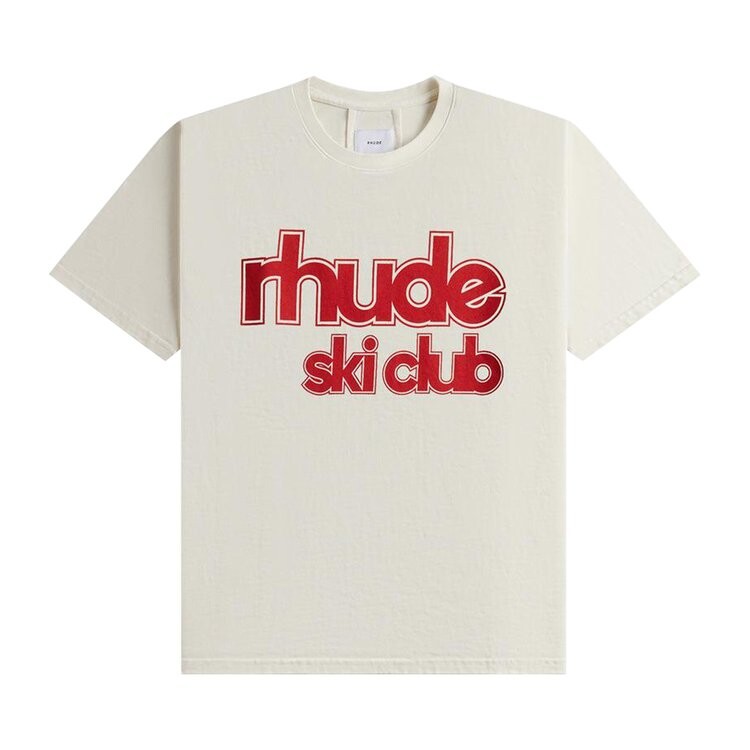 

Футболка Rhude Ski Club Tee, цвет Vintage White